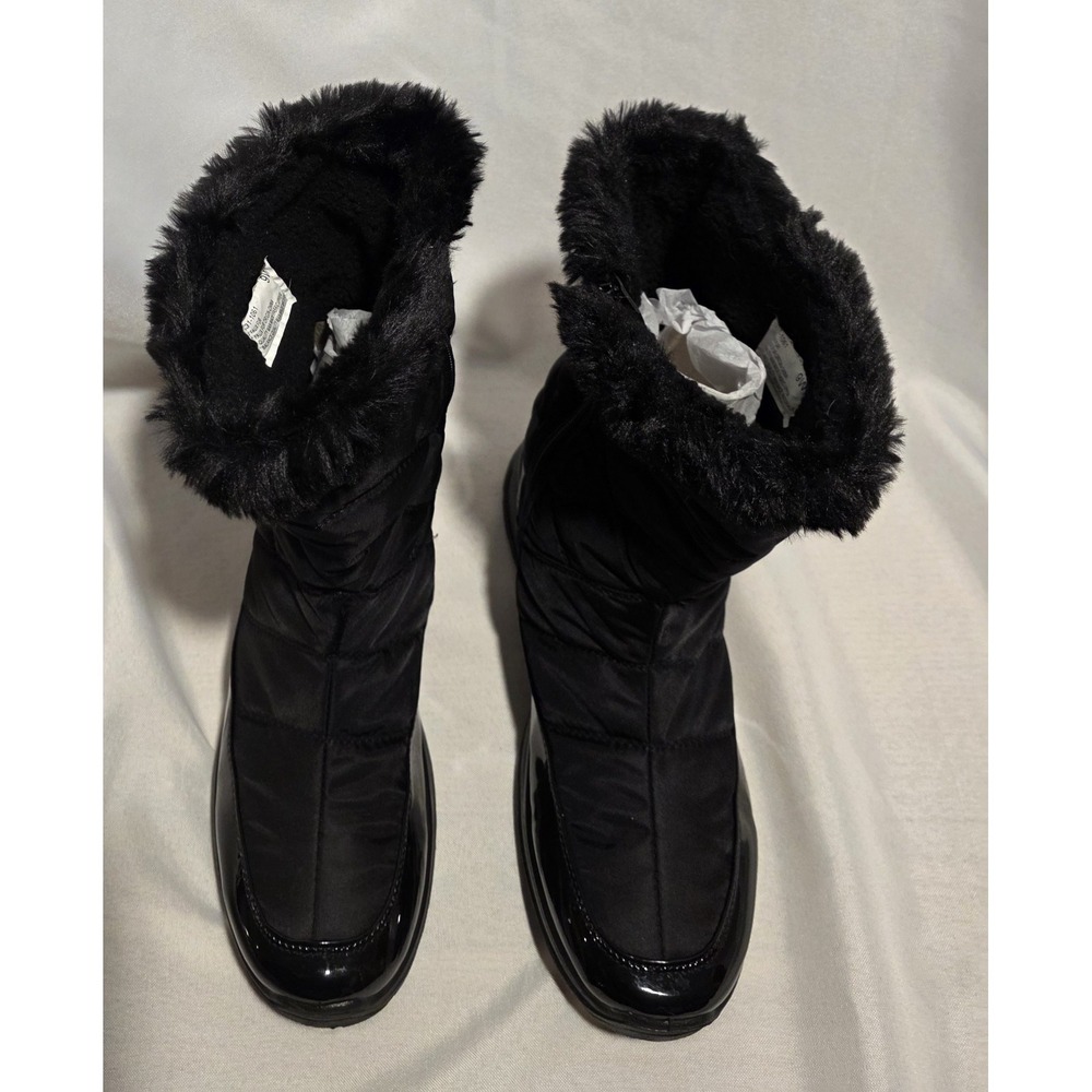 Ryka G4508M4004 Women's Suzy Black Boots Water Repellent. Size 9W
